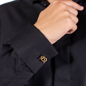 BABETTE WASSERMAN GOLD CLASSIC CUFF-LINK | MENS